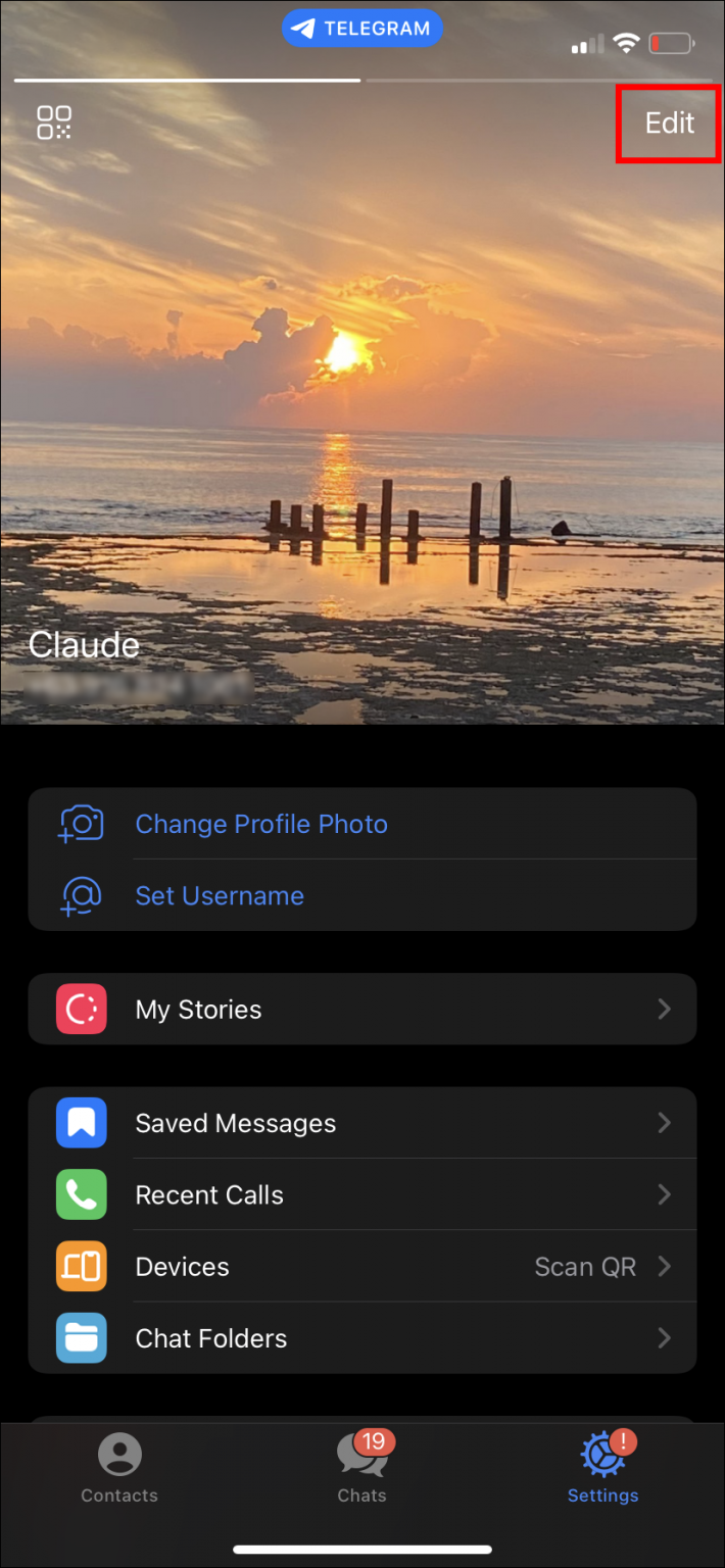 How to Delete Profile Pictures in Telegram