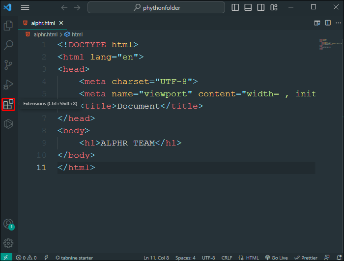 How To Run An Html File In Vs Code
