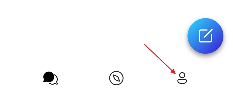 Profile icon on the GroupMe mobile app.