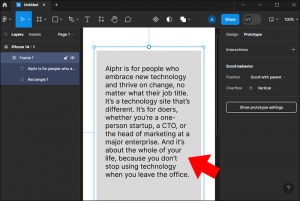 How to Make a Scrollable Asset in Figma