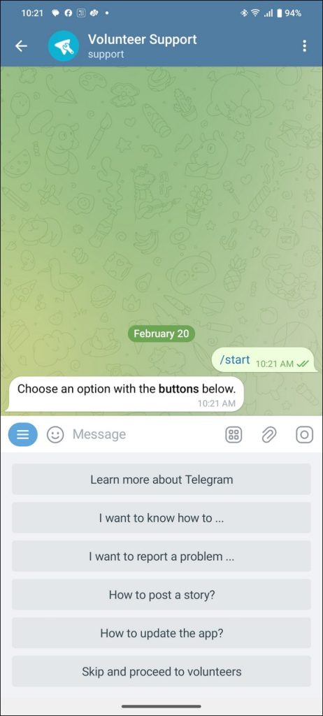 why can i send message to only mutual contact on telegram