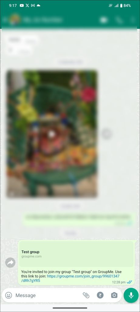 re-access your shared invite link on GroupMe