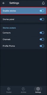 How To Disable Stories in Telegram