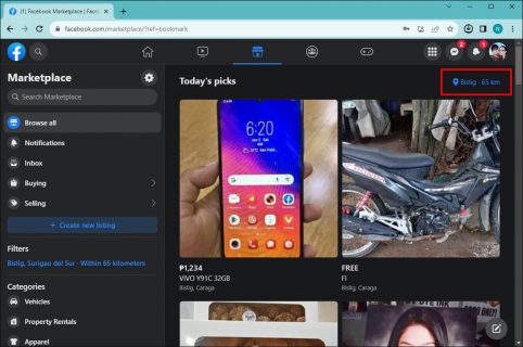 Facebook Marketplace No Listings Nearby