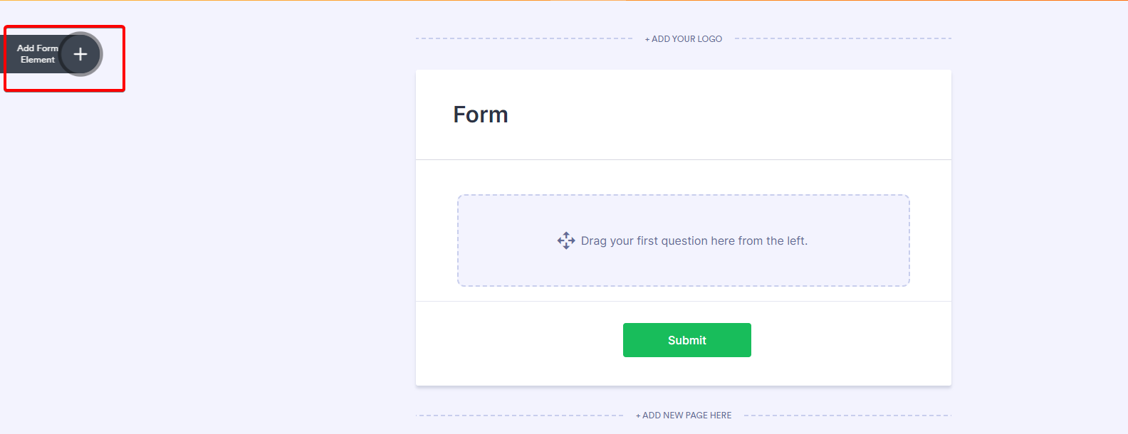 Add form element option

