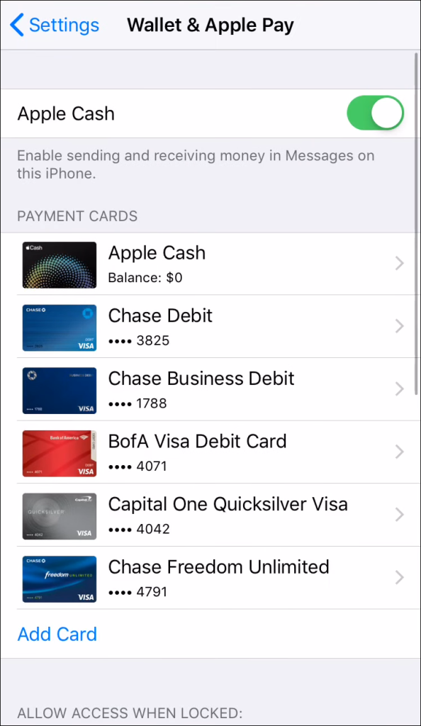 How to Change the Default Card in Apple Pay