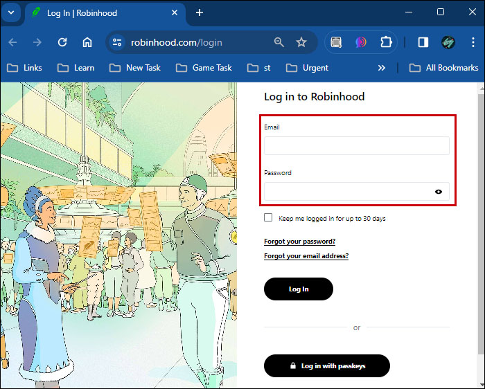 Robinhood Web Login