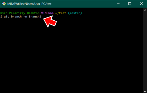 How to Rename a Git Branch