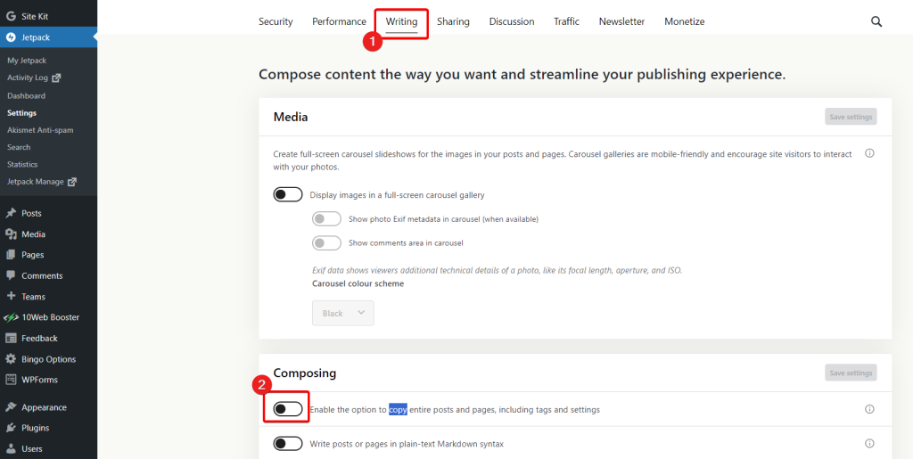 WordPress: How to Copy a Page
