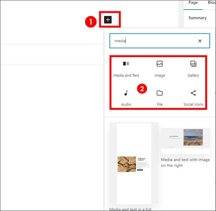 File insertion on WordPress