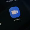 Zoom app on a mobile.
