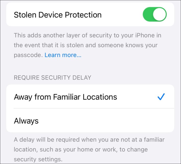 How to Enable Stolen Device Protection on Your iPhone