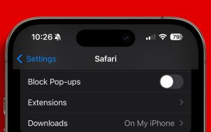 cara melihat history safari mac Turn off pop-up blocker on iPhone