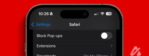 Turn off pop-up blocker on iPhone
