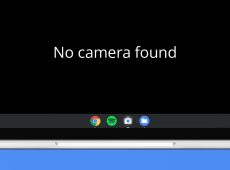 no camera found on Chromebook