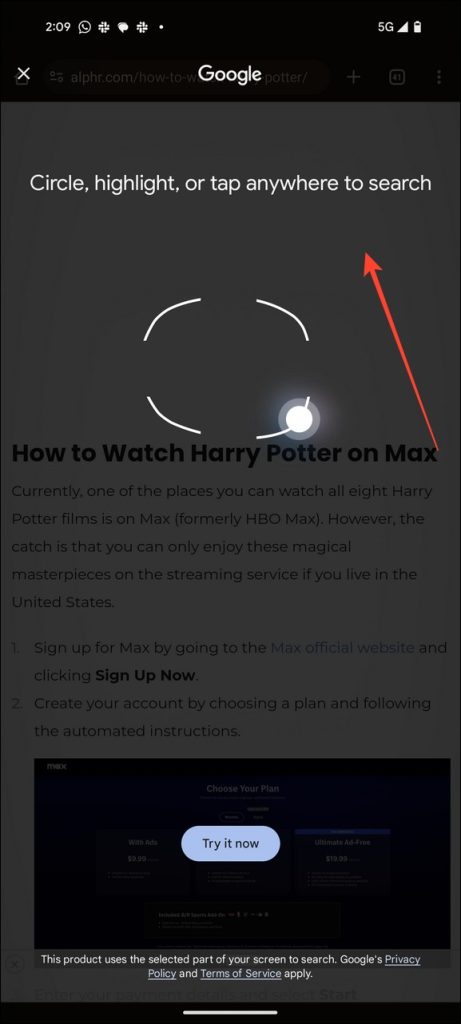 Enabling Circle to Search