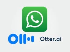 transcribe whatsapp voice notes in otter