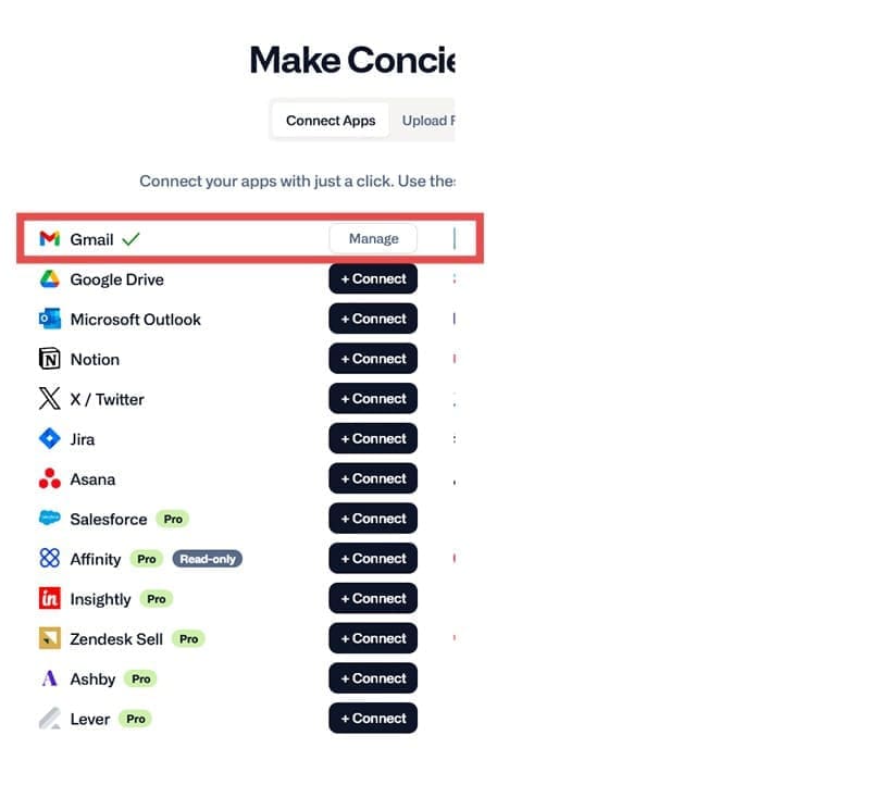 Connect Your Everyday Apps Through Concierge AI 4