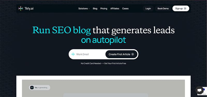 How to Automate Your Blog’s SEO with Tely.AI and Convert More Leads 1