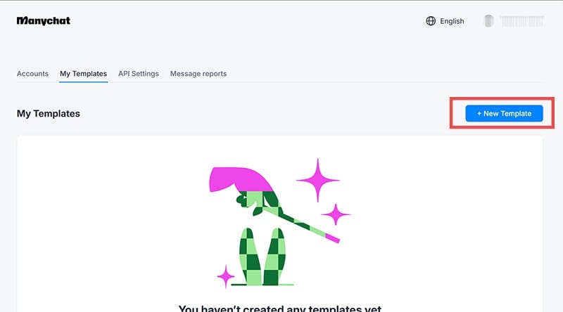 How Do I Create a Template in ManyChat 2
