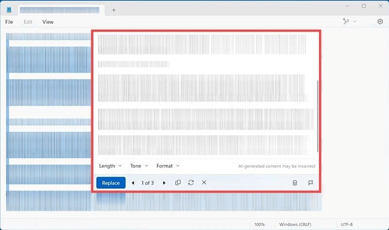 You Can Now Use AI in Notepad 2