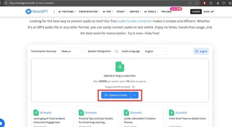 How to Generate Text From Speech With AI 6
