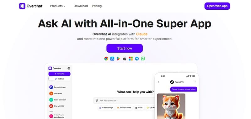 Finns Overchat den bästa kombinationen av AI -bots? Finns Overchat den bästa kombinationen av AI -bots?
