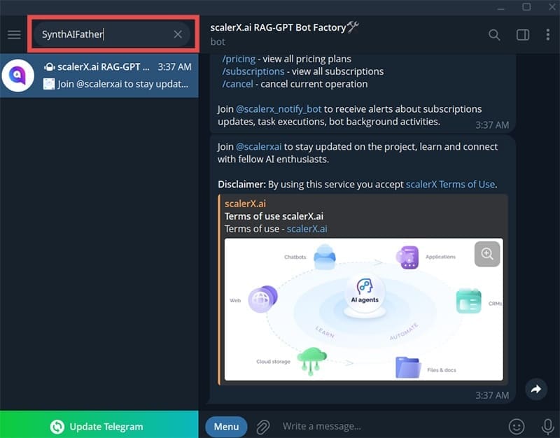 Är Scalerx chatgpten för telegram det påstår sig vara? Är Scalerx chatgpten för telegram det påstår sig vara?