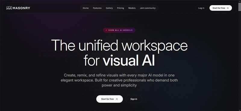 Kombinera alla bildgeneratorer till ett med murverk