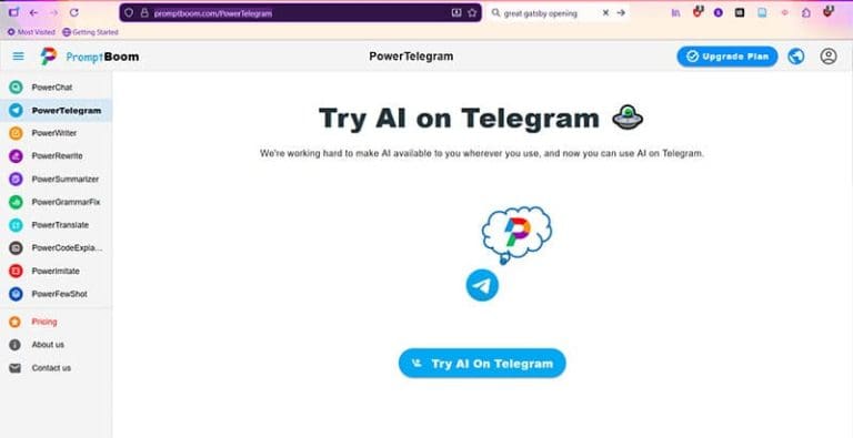 Using PowerTelegram to Get Immediate AI Assistance on Telegram