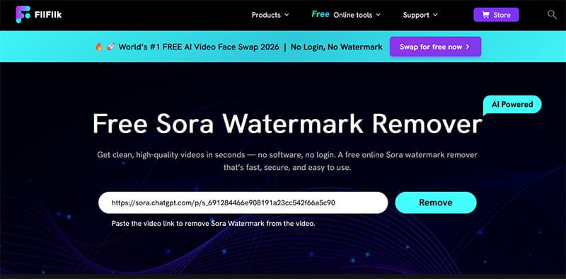 Bästa Sora Watermark Remover 3
