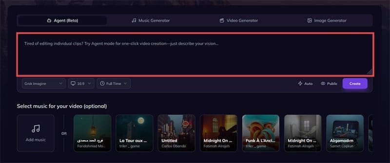 Skapa dina egna musikvideor med Musid AI 3