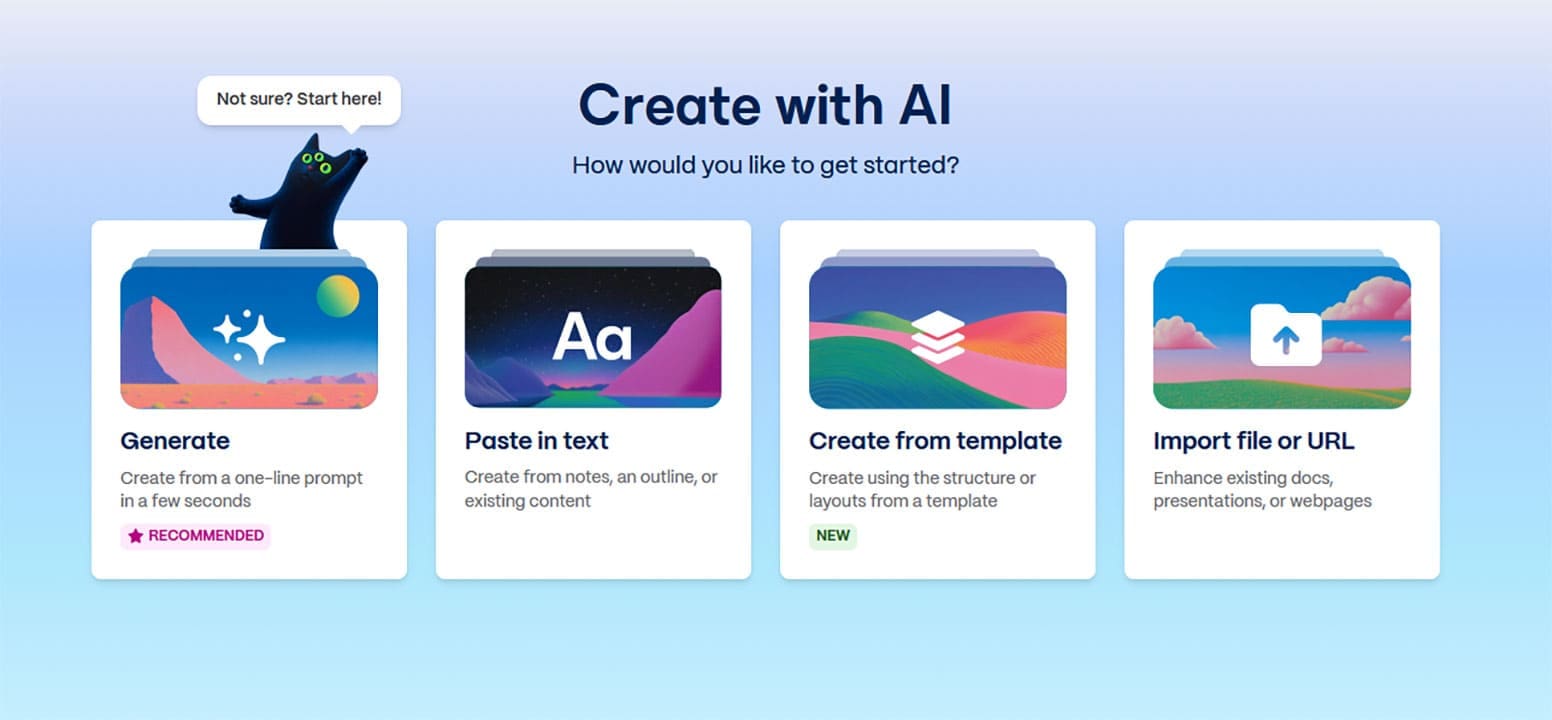Skapa PowerPoint-presentationer utan ansträngning med Gamma AI 2