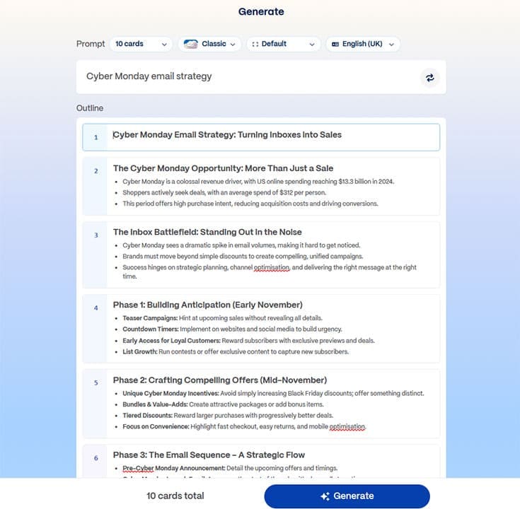 Skapa PowerPoint-presentationer utan ansträngning med Gamma AI 4