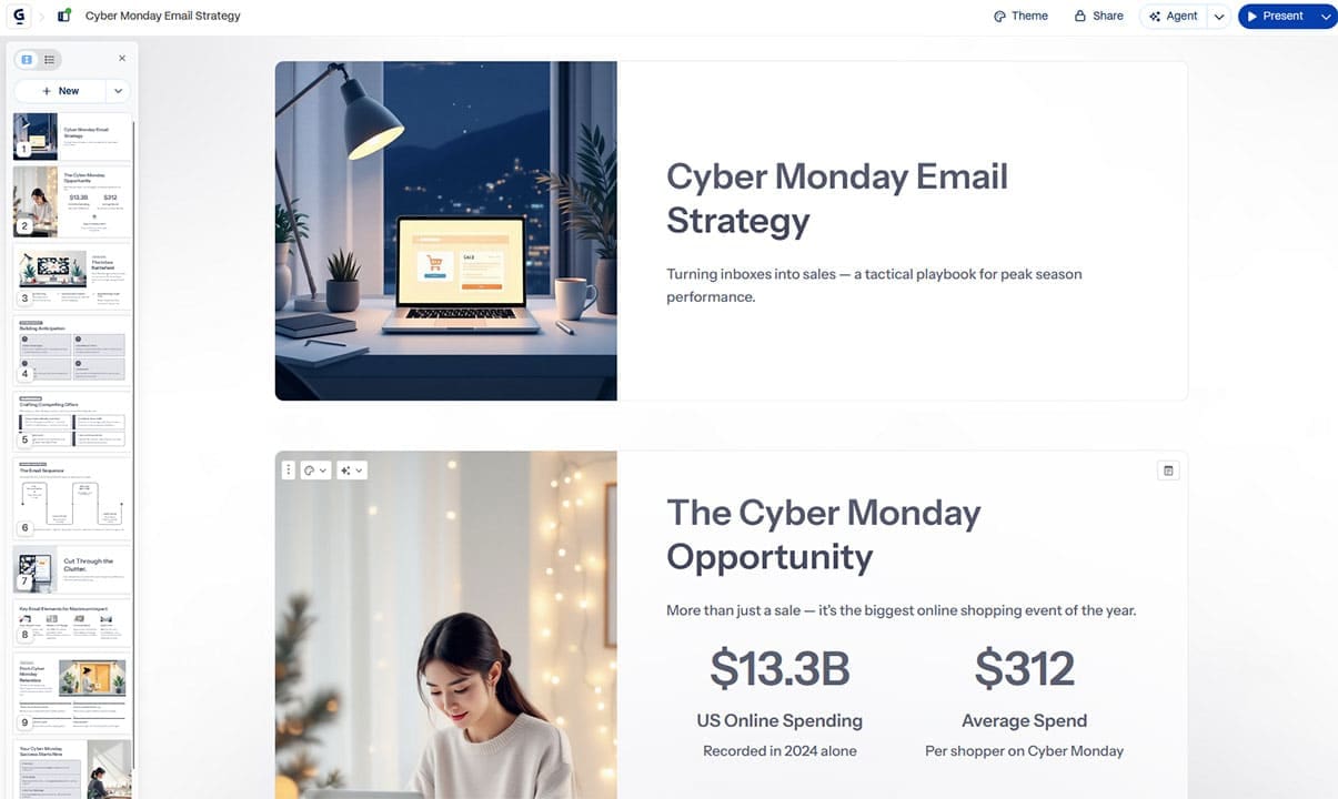 Skapa PowerPoint-presentationer utan ansträngning med Gamma AI 5