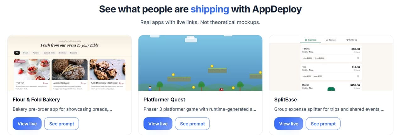 AppDeploy Review Distribuera riktiga appar direkt från ChatGPT eller Claude 2