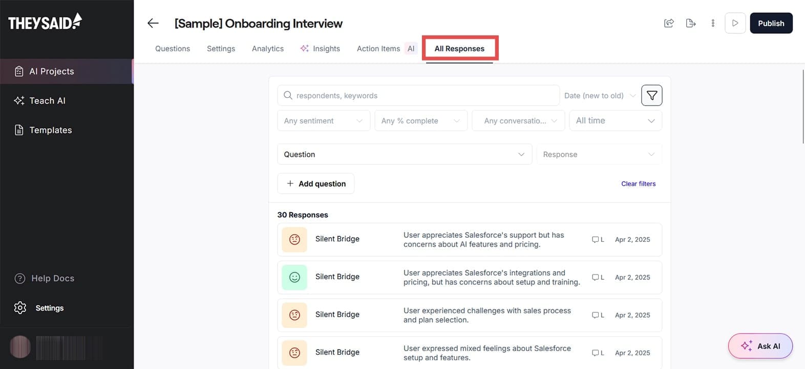 Surveys That Work for You &ndash; Our Review of TheySaid AI 5