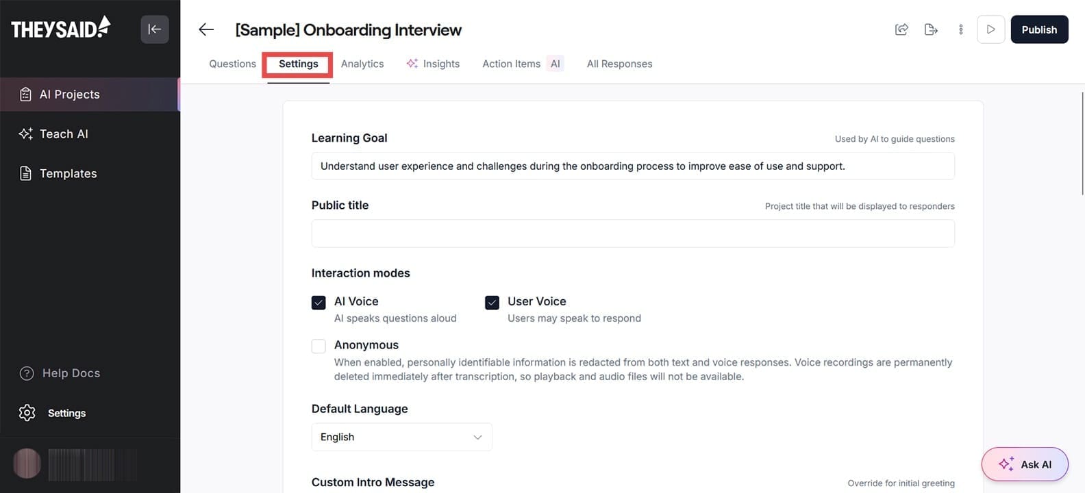 Surveys That Work for You &ndash; Our Review of TheySaid AI 7