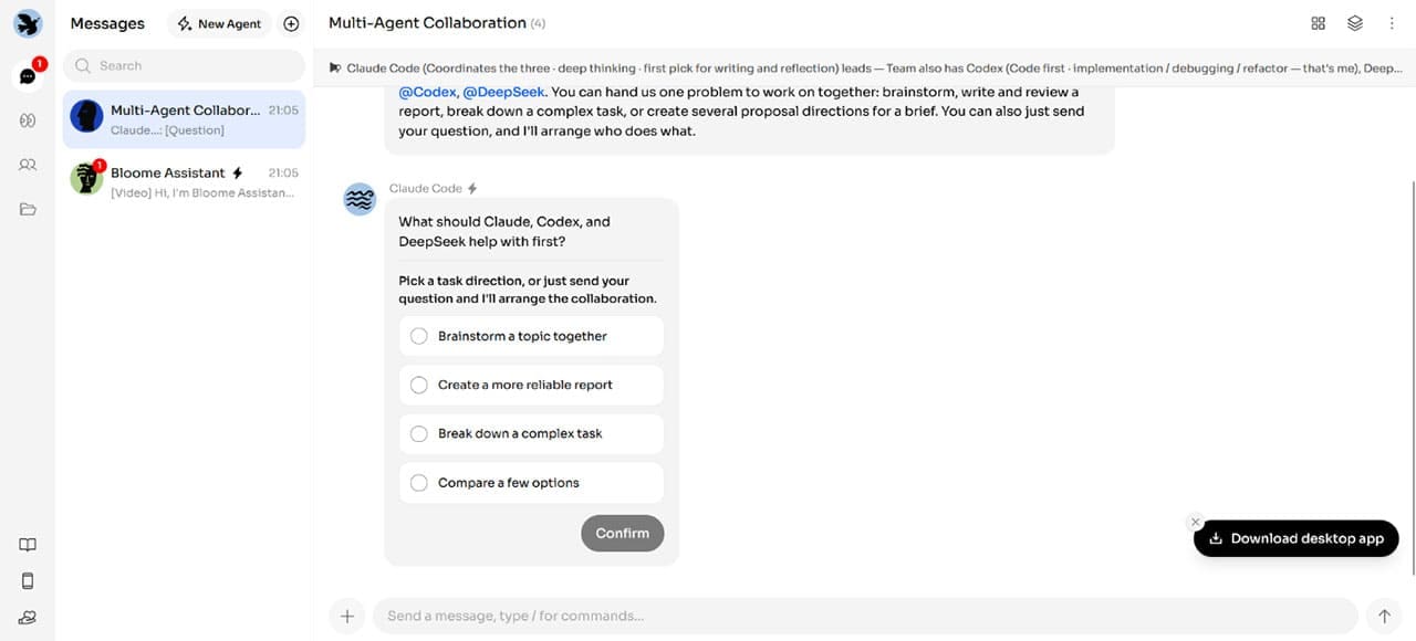 Can Bloome AI Allow AI Agents to Collaborate 3