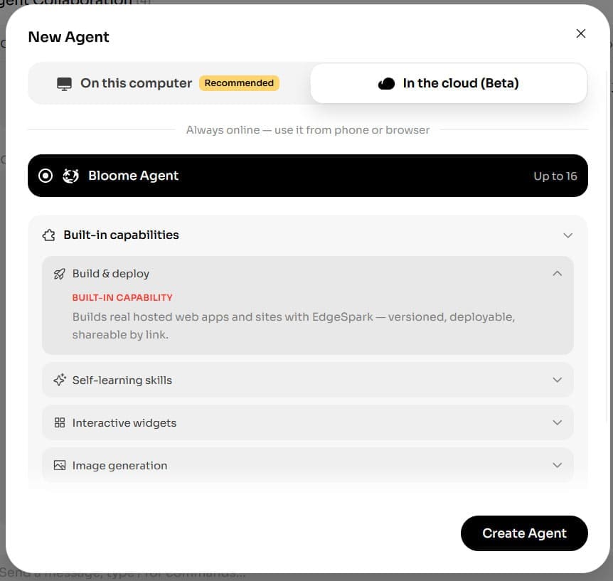 Can Bloome AI Allow AI Agents to Collaborate 4