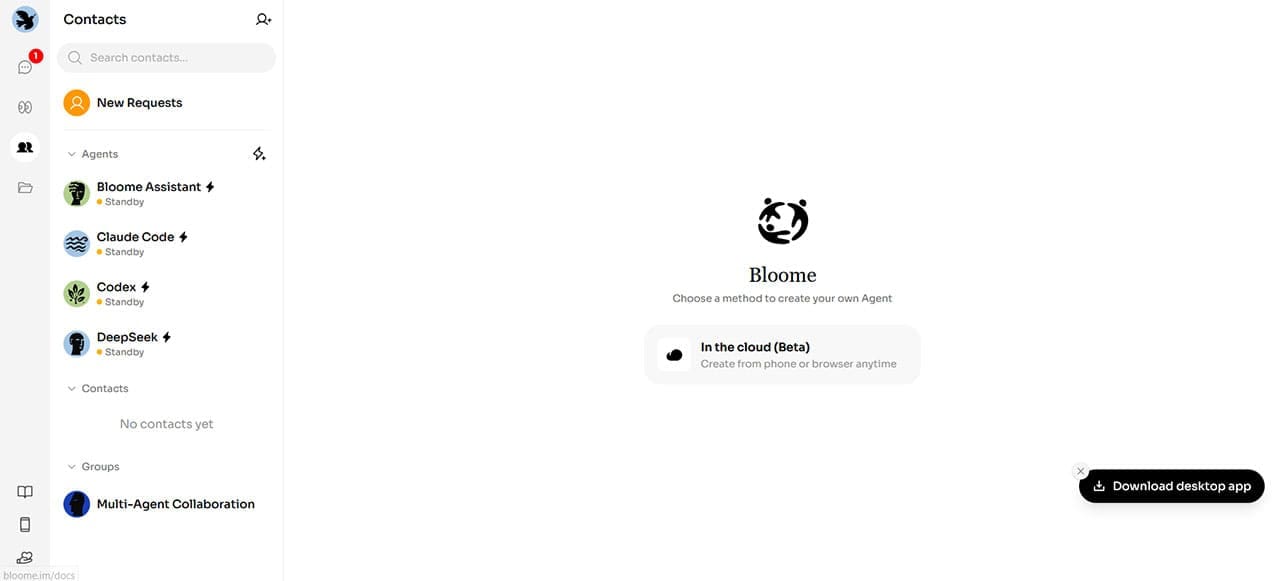 Can Bloome AI Allow AI Agents to Collaborate 5