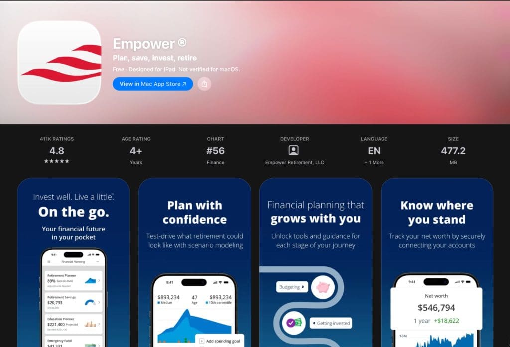 empower budgeting app